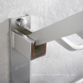 Custom High Quality Bathroom Kitchen Stainless Steel single Pole Towel Bar Holder with hooks